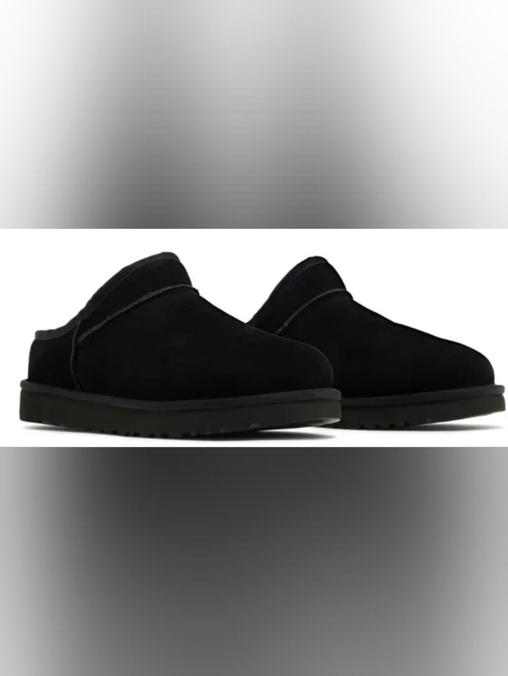 UGG Wmns Classic 'Black' Slippers Size 9 Used Great